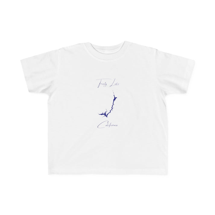 California  Trinity  Lake  Toddler  T-shirt  front  position  view  from  front  white.webp