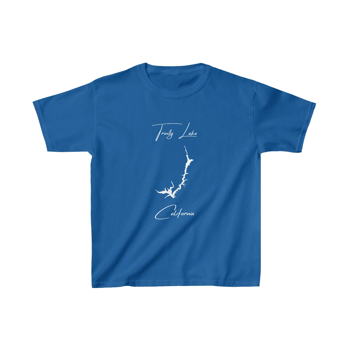California  Trinity  Lake  Youth  T-shirt  front  position  view  from  front  royal.webp