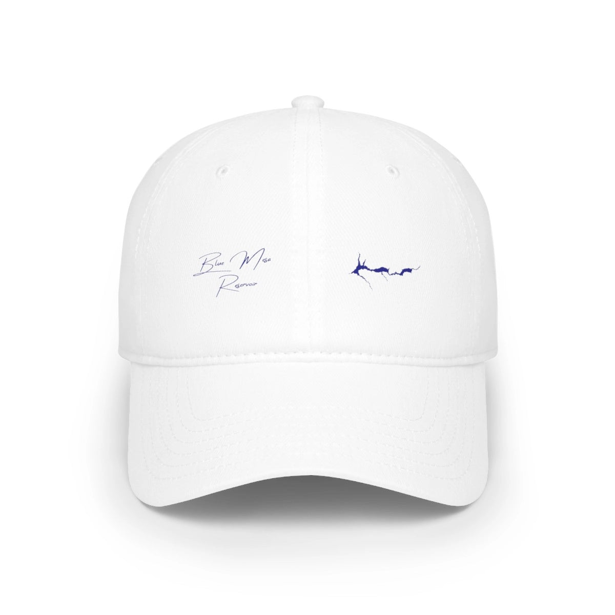 Colorado  Blue  Mesa  Reservoir  Baseball  Cap  front  position  view  from  front  one  size.webp