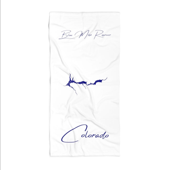 Colorado  Blue  Mesa  Reservoir  Beach  Towel  front  position  view  from  front  36  x  72.webp