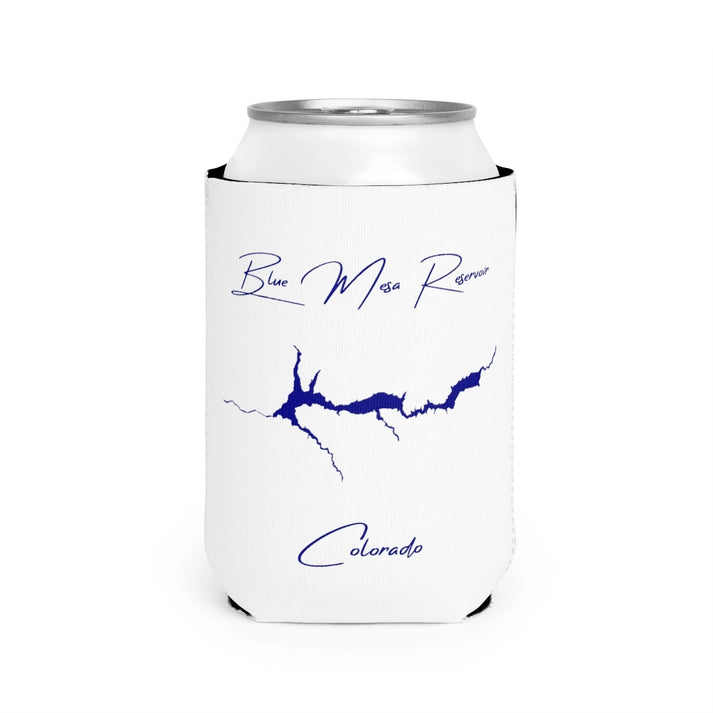 Colorado  Blue  Mesa  Reservoir  Can  Koozie  front  position  view  from  front-2  white.webp