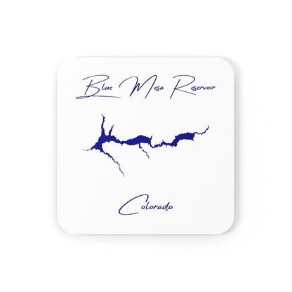 Colorado  Blue  Mesa  Reservoir  Coaster  Set  front  position  view  from  front  3.75  x  3.75.webp