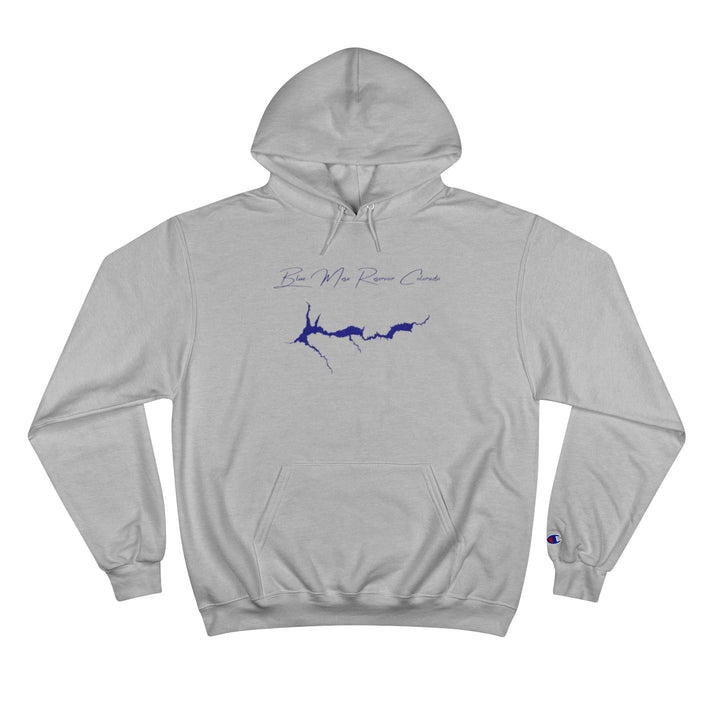 Colorado  Blue  Mesa  Reservoir  Hoodie  front  position  view  from  front  light  steel.webp