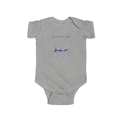 Colorado  Blue  Mesa  Reservoir  Onesie  front  position  view  from  front  heather.webp