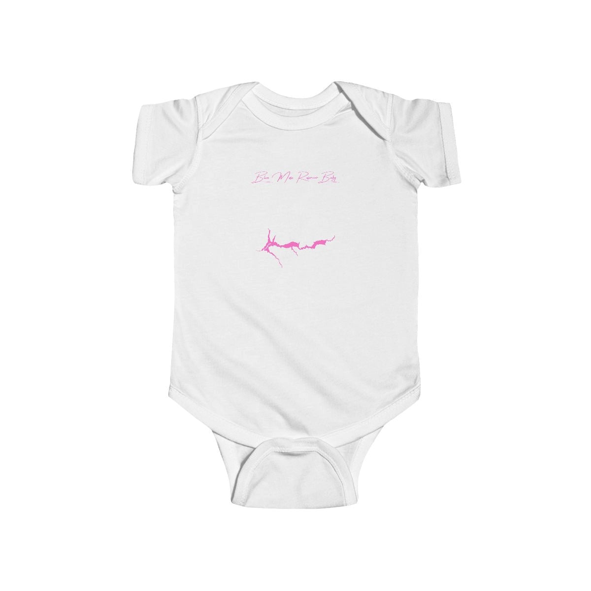 Colorado  Blue  Mesa  Reservoir  Onesie  front  position  view  from  front  white.webp