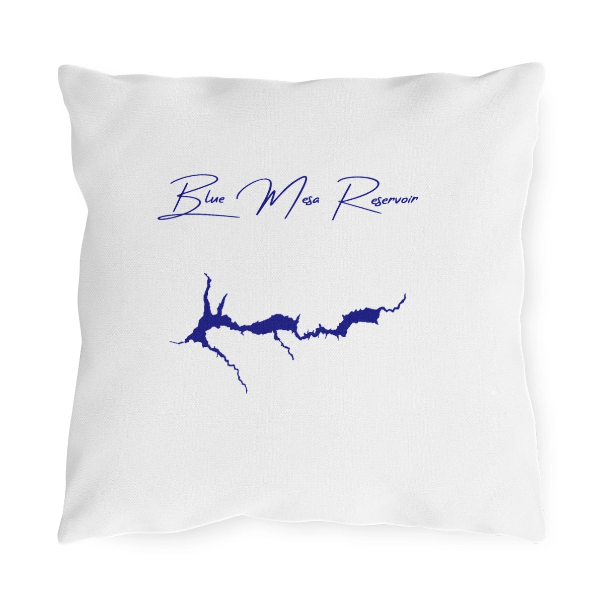 Colorado  Blue  Mesa  Reservoir  Outdoor  Pillow  front  position  view  from  front  16  x  16.webp