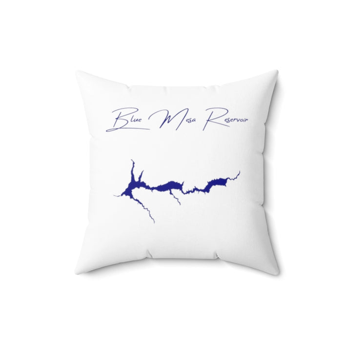 Colorado  Blue  Mesa  Reservoir  Pillow  front  position  view  from  back  16  x  16.webp