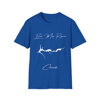 Colorado  Blue  Mesa  Reservoir  T-shirt  front  position  view  from  front  royal.webp