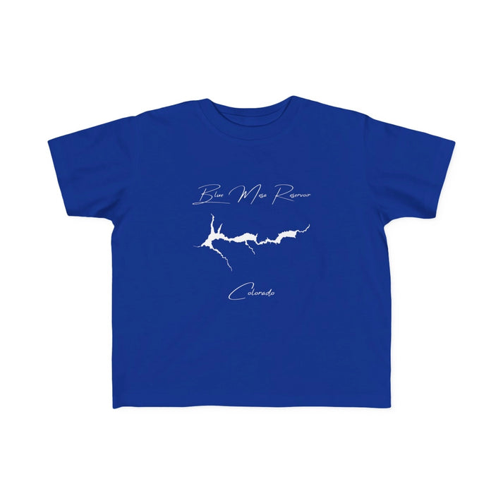 Colorado  Blue  Mesa  Reservoir  Toddler  T-shirt  front  position  view  from  front  royal.webp