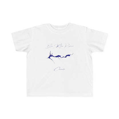 Colorado  Blue  Mesa  Reservoir  Toddler  T-shirt  front  position  view  from  front  white.webp
