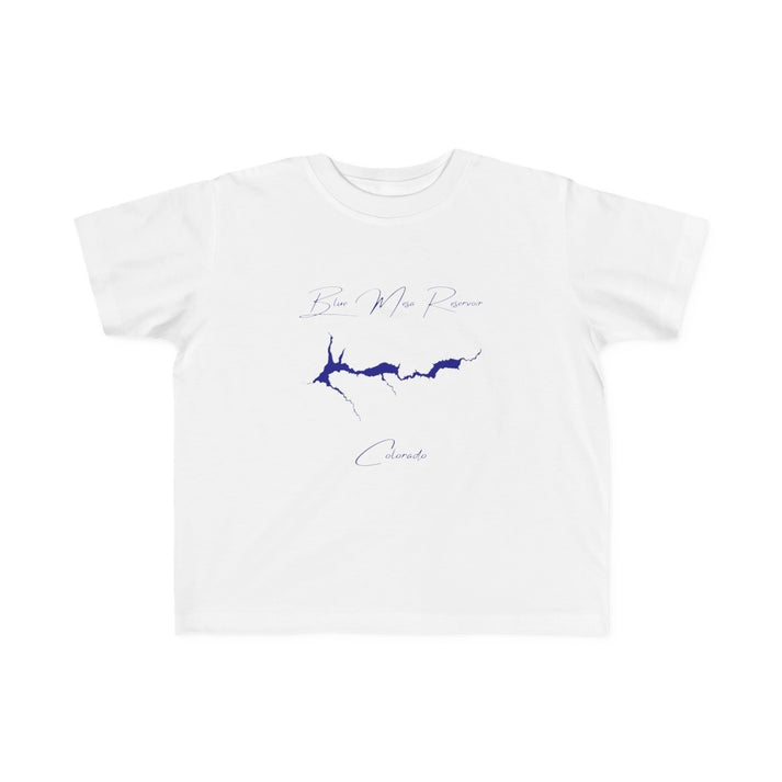 Colorado  Blue  Mesa  Reservoir  Toddler  T-shirt  front  position  view  from  front  white.webp