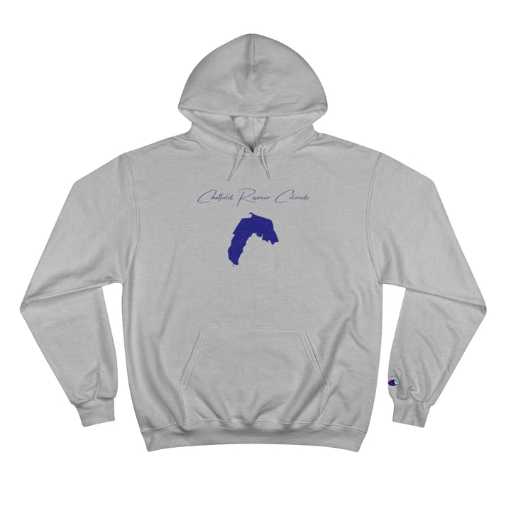 Colorado  Chatfield  Reservoir  Hoodie  front  position  view  from  front  light  steel.webp