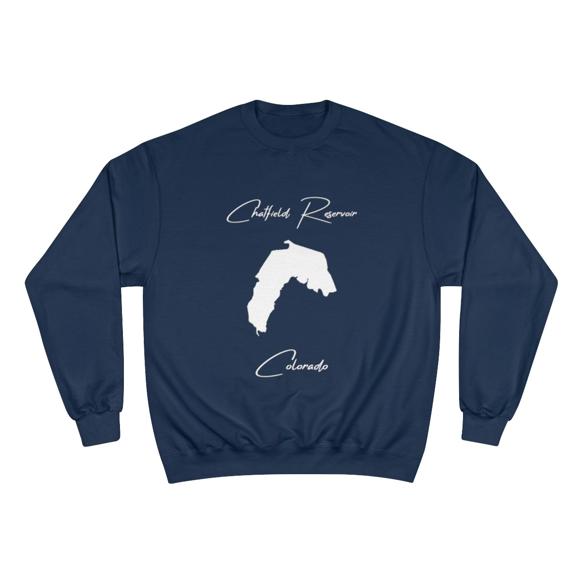 Colorado  Chatfield  Reservoir  Sweatshirt  front  position  view  from  front  navy.webp