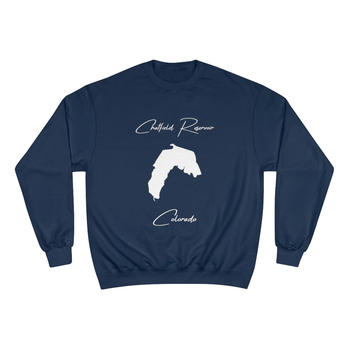 Colorado  Chatfield  Reservoir  Sweatshirt  front  position  view  from  front  navy.webp