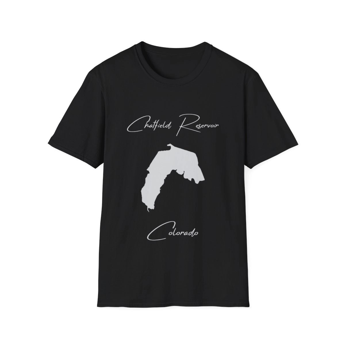 Colorado  Chatfield  Reservoir  T-shirt  front  position  view  from  front  black.webp