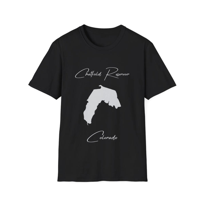 Colorado  Chatfield  Reservoir  T-shirt  front  position  view  from  front  black.webp
