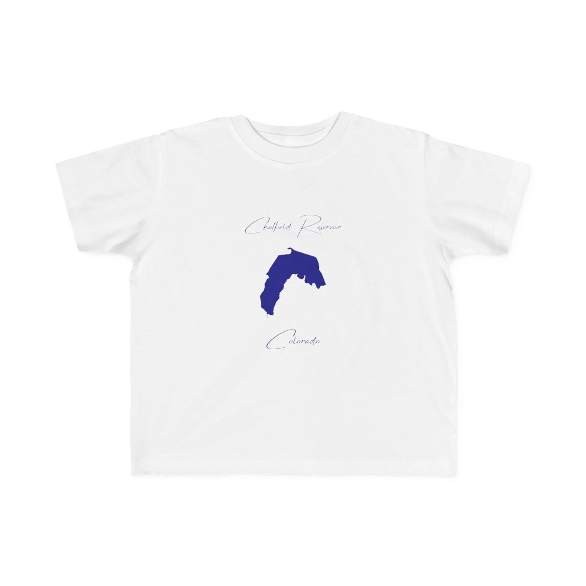 Colorado  Chatfield  Reservoir  Toddler  T-shirt  front  position  view  from  front  white.webp