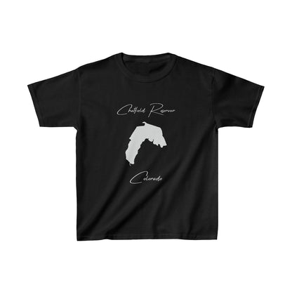 Colorado  Chatfield  Reservoir  Youth  T-shirt  front  position  view  from  front  black.webp