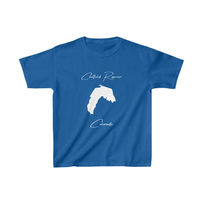Colorado  Chatfield  Reservoir  Youth  T-shirt  front  position  view  from  front  royal.webp