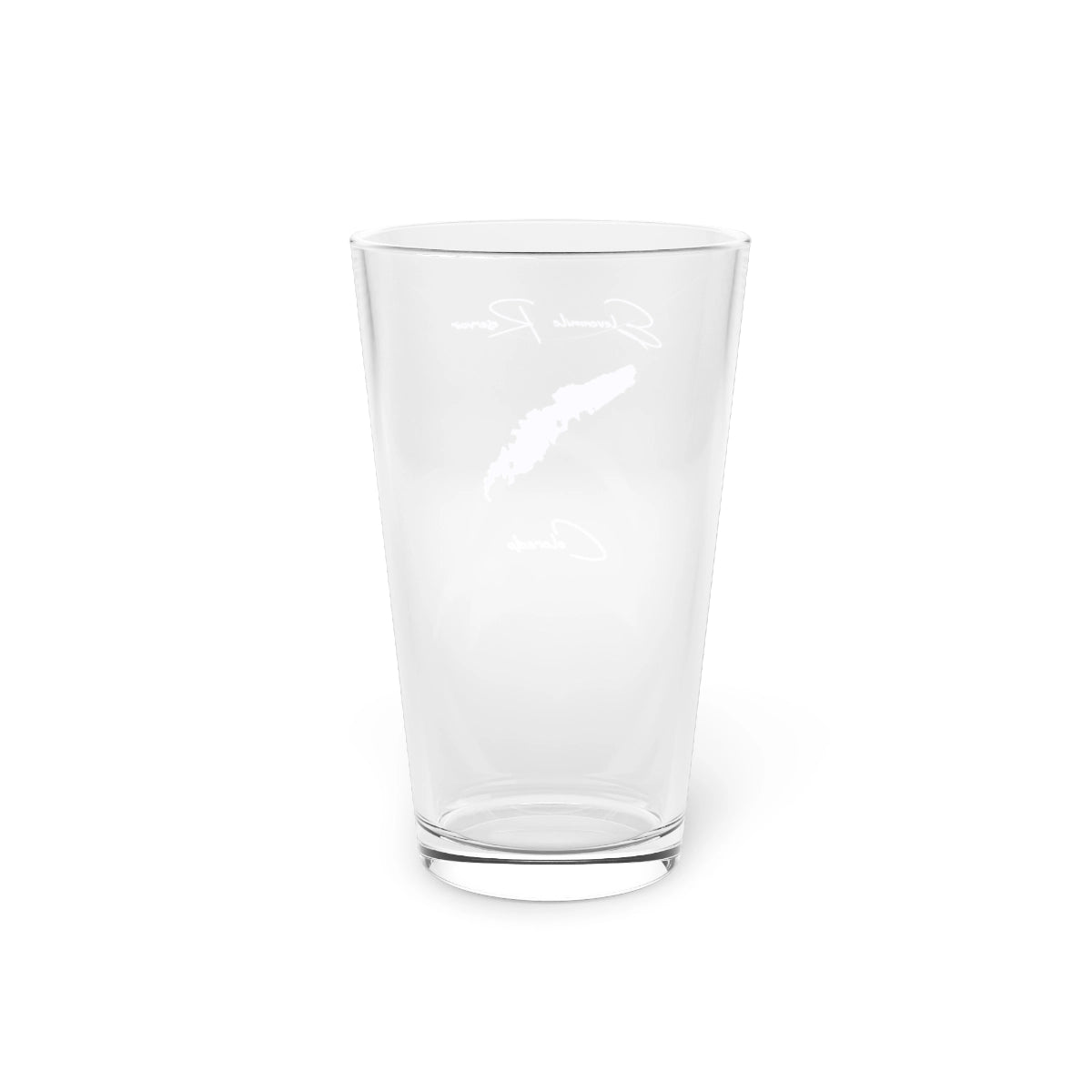 Colorado  Elevenmile  Reservoir  16oz  Pint  Glass  front  position  view  from  back  16oz.webp