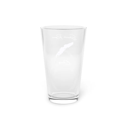 Colorado  Elevenmile  Reservoir  16oz  Pint  Glass  front  position  view  from  back  16oz.webp