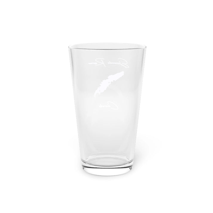 Colorado  Elevenmile  Reservoir  16oz  Pint  Glass  front  position  view  from  back  16oz.webp
