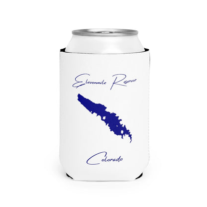Colorado  Elevenmile  Reservoir  Can  Koozie  front  position  view  from  front-2  white.webp