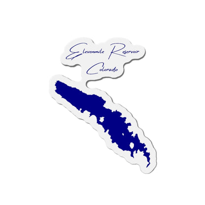 Colorado  Elevenmile  Reservoir  Die  Cut  Magnet  front  position  view  from  front  4  x  4.webp