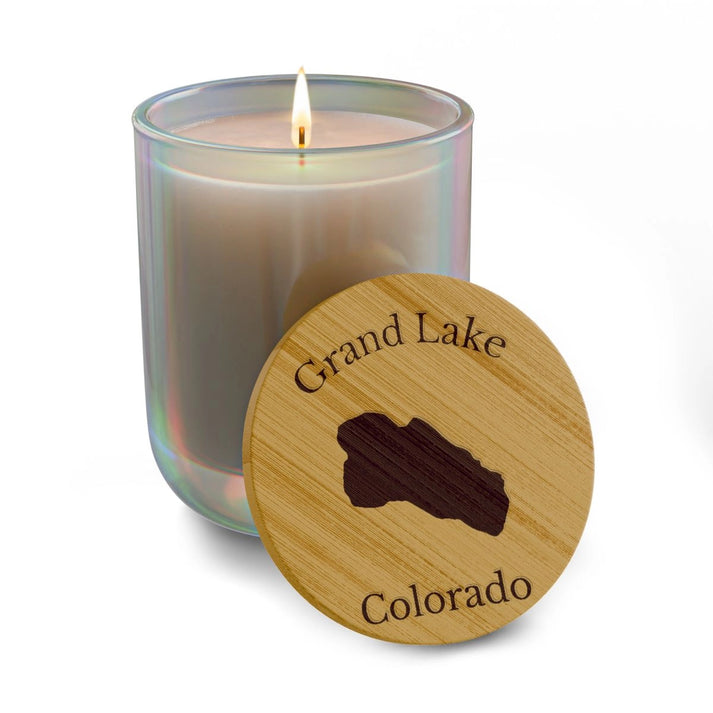 Colorado  Grand  Lake  Engraved  Candle  other  position  view  from  front  opal  iris.webp