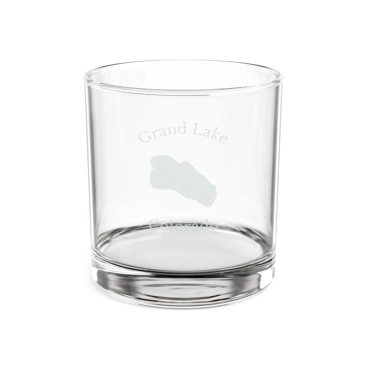 Colorado  Grand  Lake  Engraved  Whiskey  Glass  other  position  view  from  front  10.5oz.webp