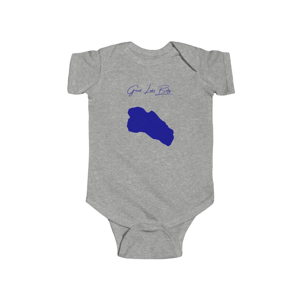 Colorado  Grand  Lake  Onesie  front  position  view  from  front  heather.webp