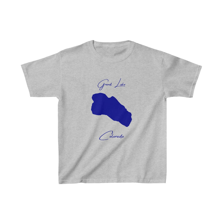 Colorado  Grand  Lake  Youth  T-shirt  front  position  view  from  front  sport  grey.webp