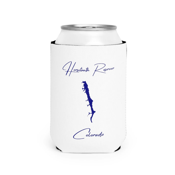 Colorado  Horsetooth  Reservoir  Can  Koozie  front  position  view  from  front-2  white.webp
