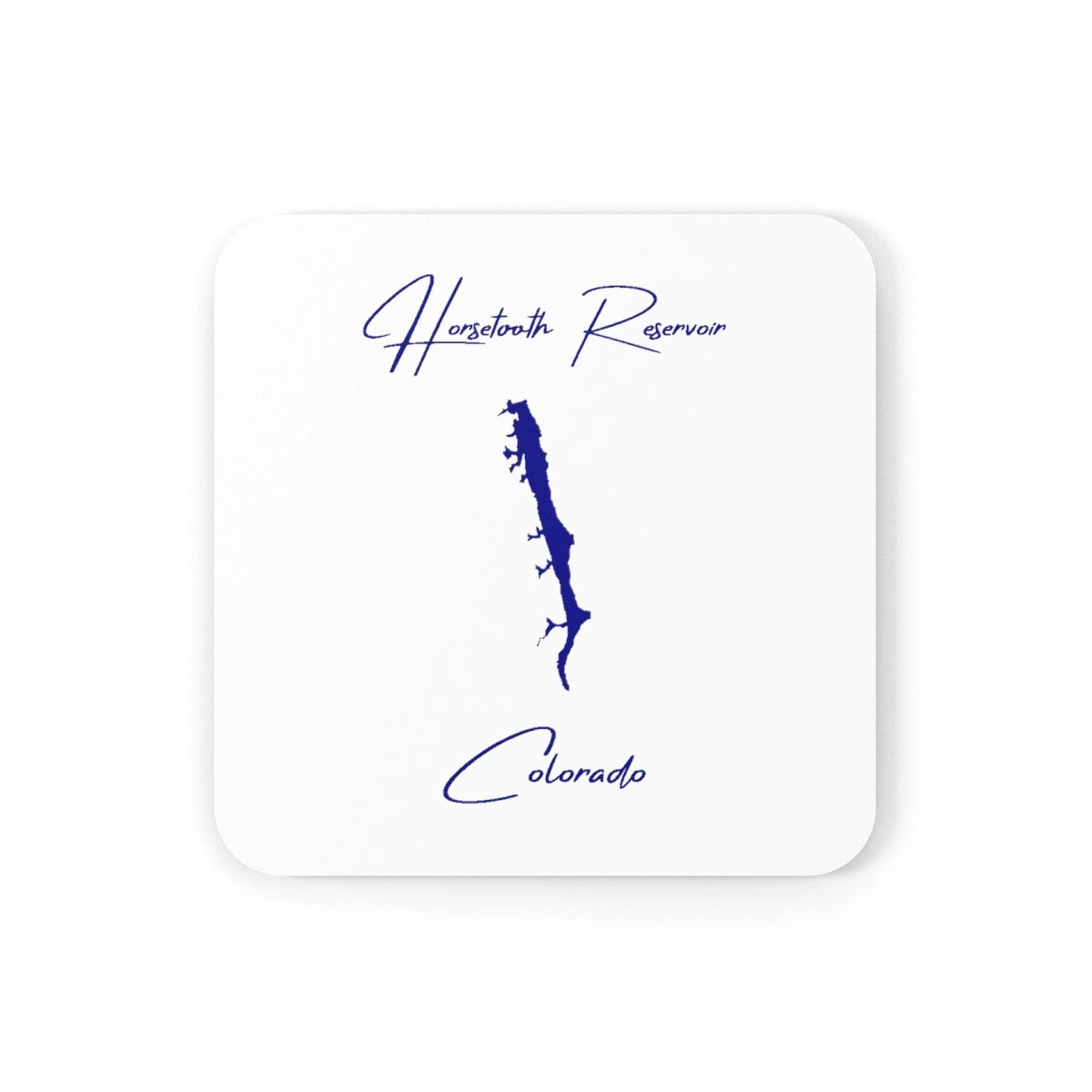 Colorado  Horsetooth  Reservoir  Coaster  Set  front  position  view  from  front  3.75  x  3.75.webp