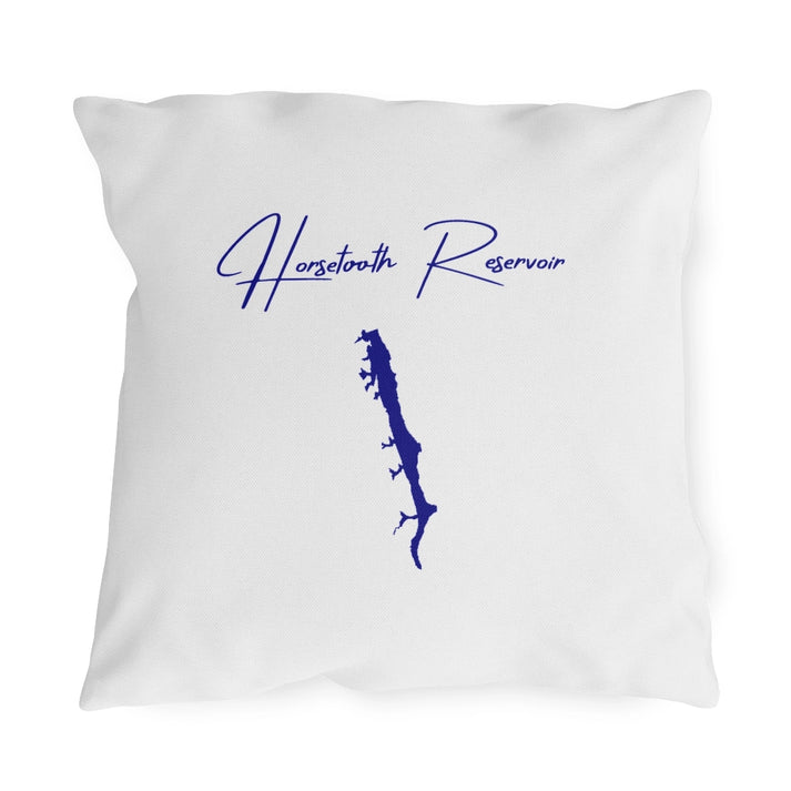 Colorado  Horsetooth  Reservoir  Outdoor  Pillow  front  position  view  from  front  18  x  18.webp