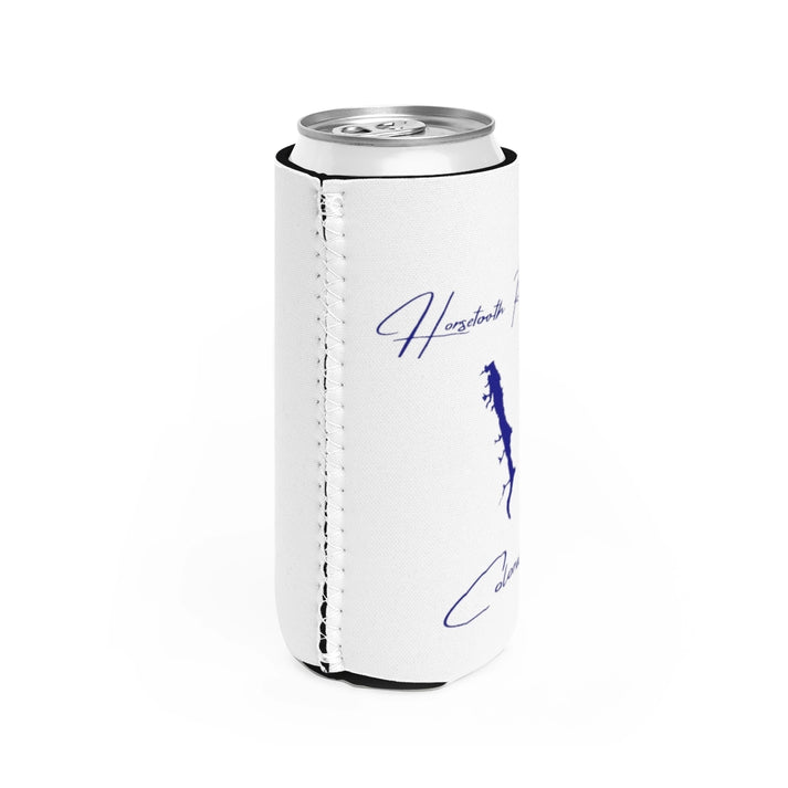 Colorado  Horsetooth  Reservoir  Slim  Can  Koozie  all  position  view  from  right  white.webp