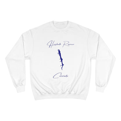 Colorado  Horsetooth  Reservoir  Sweatshirt  front  position  view  from  front  white.webp