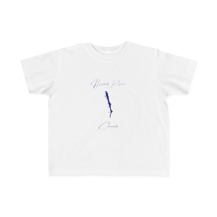 Colorado  Horsetooth  Reservoir  Toddler  T-shirt  front  position  view  from  front  white.webp