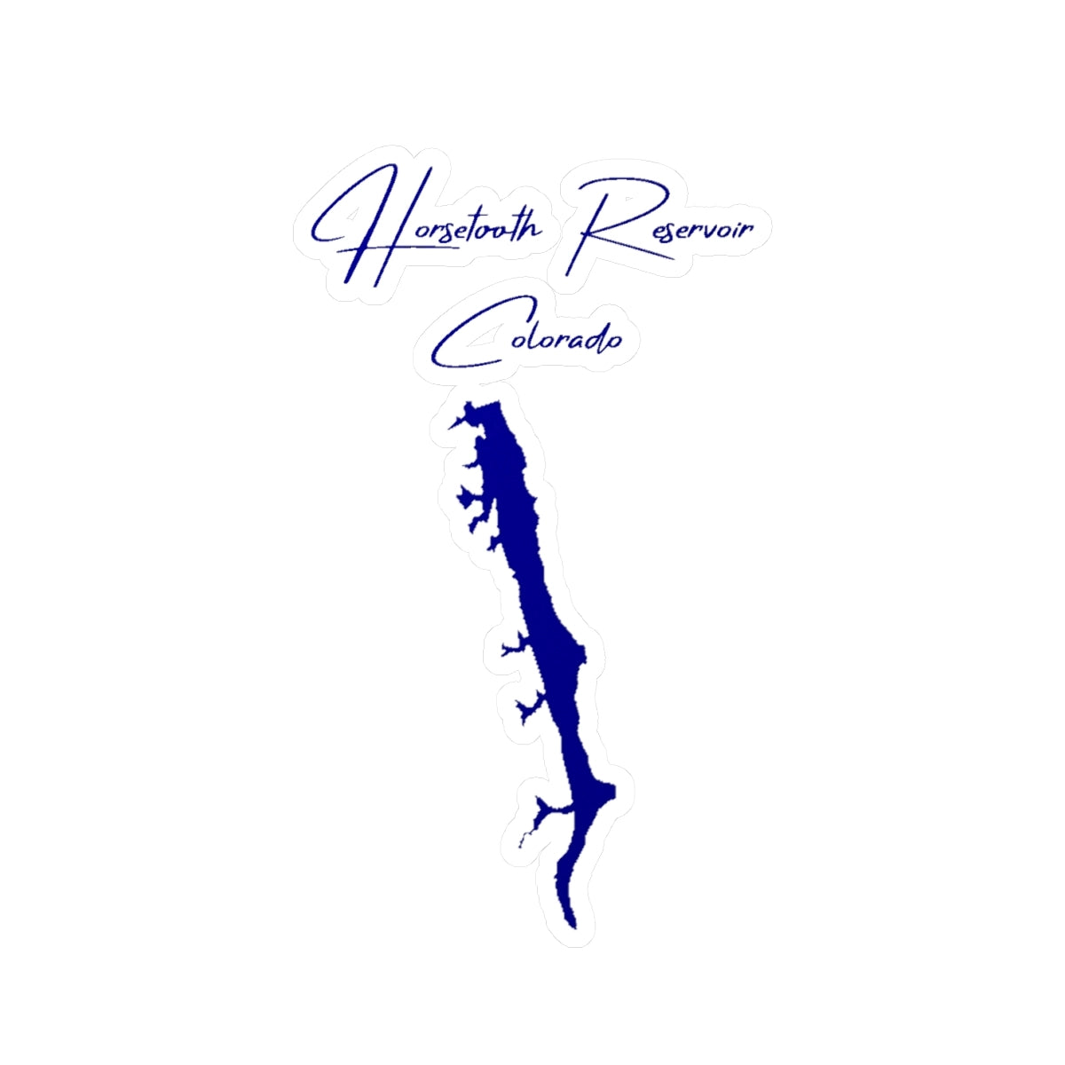 Colorado  Horsetooth  Reservoir  Vinyl  Decal  other  position  view  from  front  4  x  6.webp