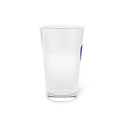 Colorado  Jackson  Lake  16oz  Pint  Glass  front  position  view  from  left  16oz.webp