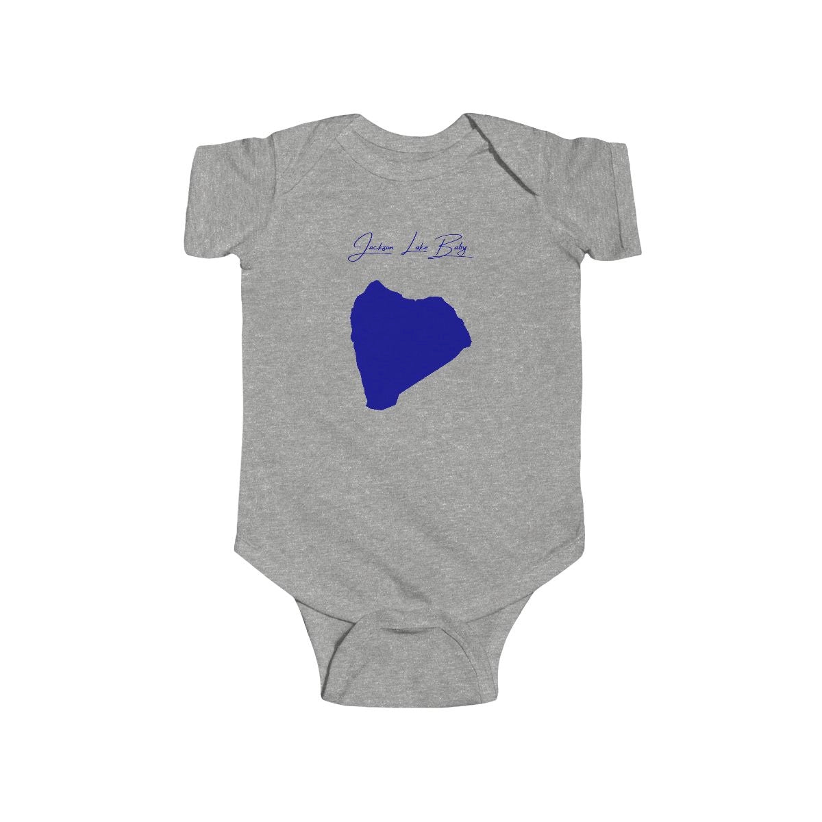 Colorado  Jackson  Lake  Onesie  front  position  view  from  front  heather.webp