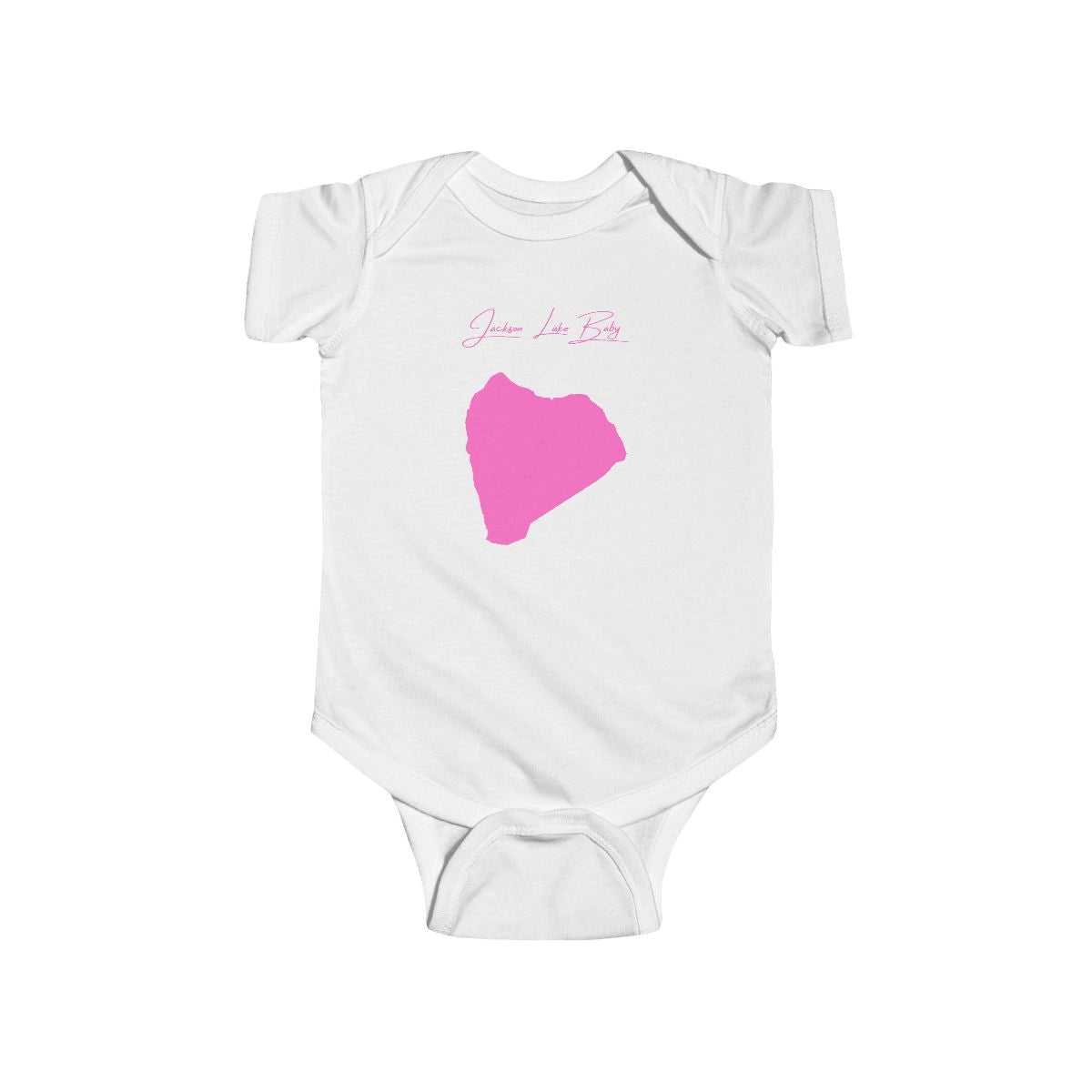Colorado  Jackson  Lake  Onesie  front  position  view  from  front  white.webp