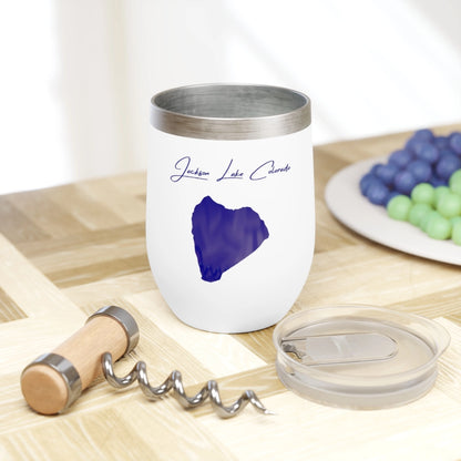 Colorado  Jackson  Lake  Wine  Tumbler  other  position  view  from  context  white.webp