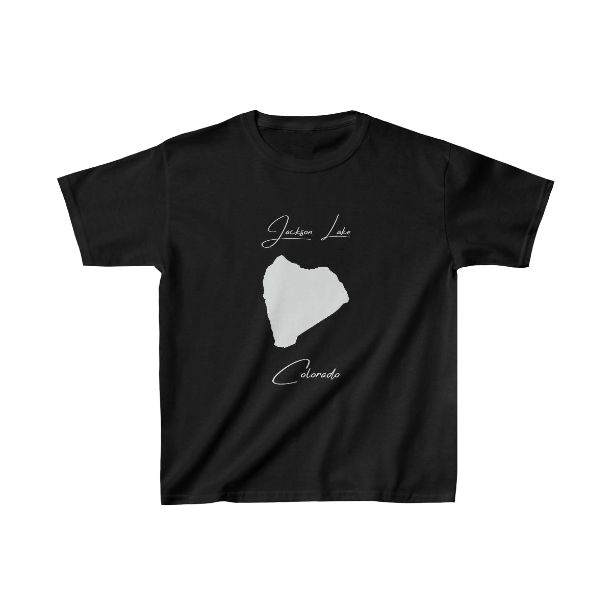 Colorado  Jackson  Lake  Youth  T-shirt  front  position  view  from  front  black.webp