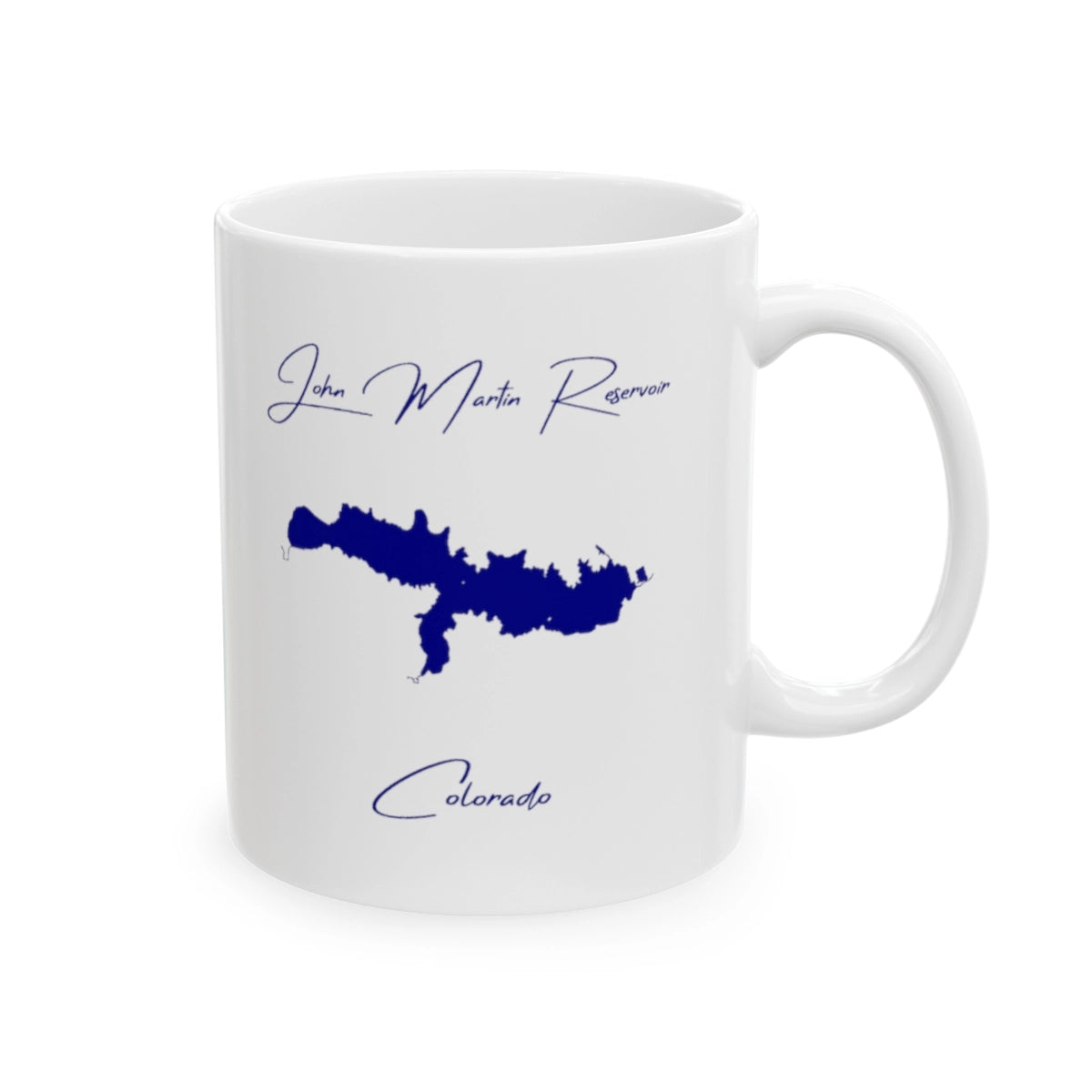 Colorado  John  Martin  Reservoir  Ceramic  Mug  other  position  view  from  right  11oz.webp