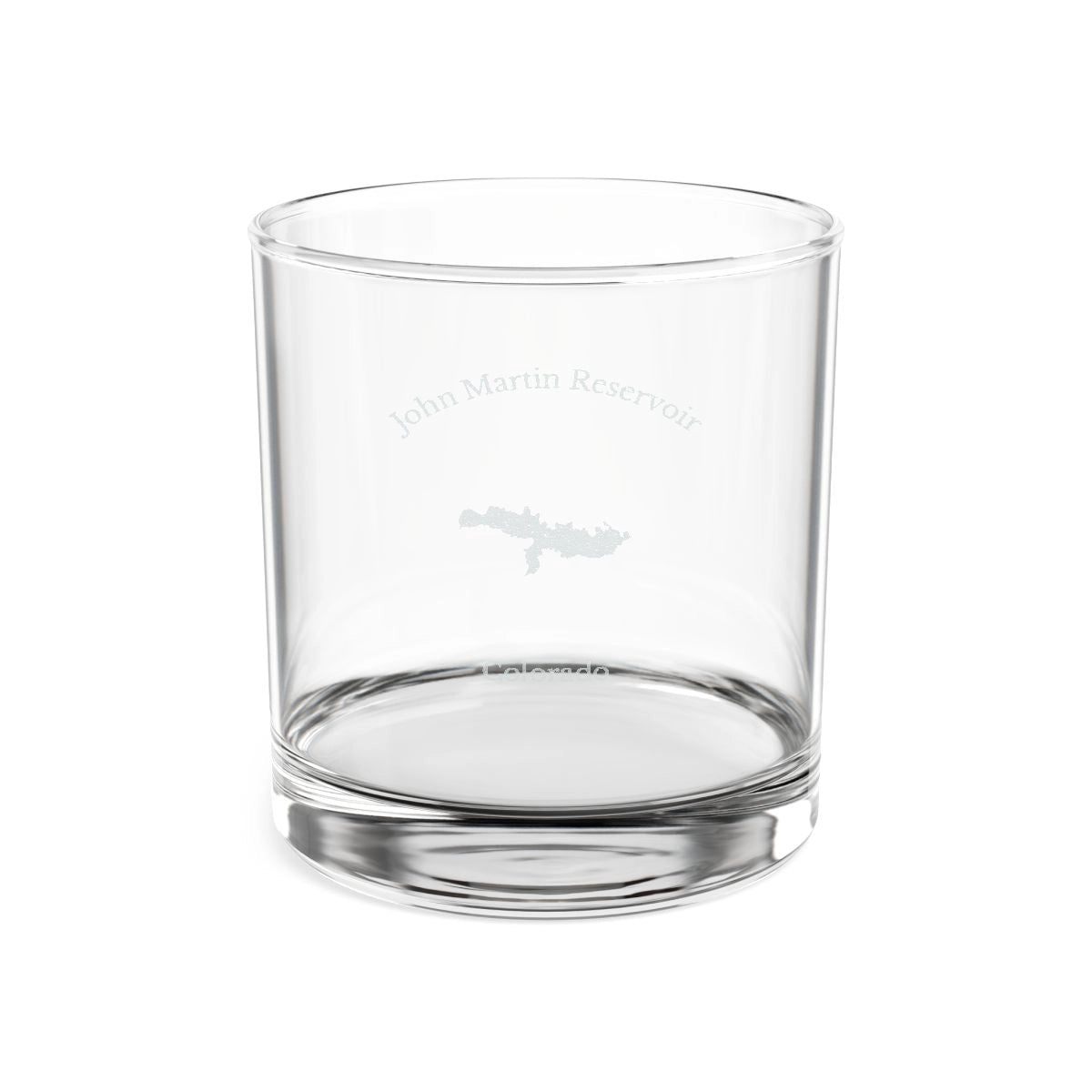 Colorado  John  Martin  Reservoir  Engraved  Whiskey  Glass  other  position  view  from  front  10.5oz.webp