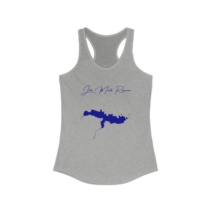 Colorado  John  Martin  Reservoir  Racerback-Tank  front  position  view  from  front  heather  grey.webp
