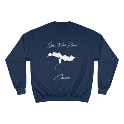 Colorado  John  Martin  Reservoir  Sweatshirt  front  position  view  from  front  navy.webp
