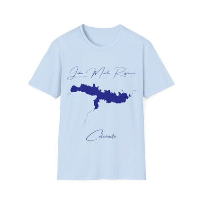 Colorado  John  Martin  Reservoir  T-shirt  front  position  view  from  front  light  blue.webp