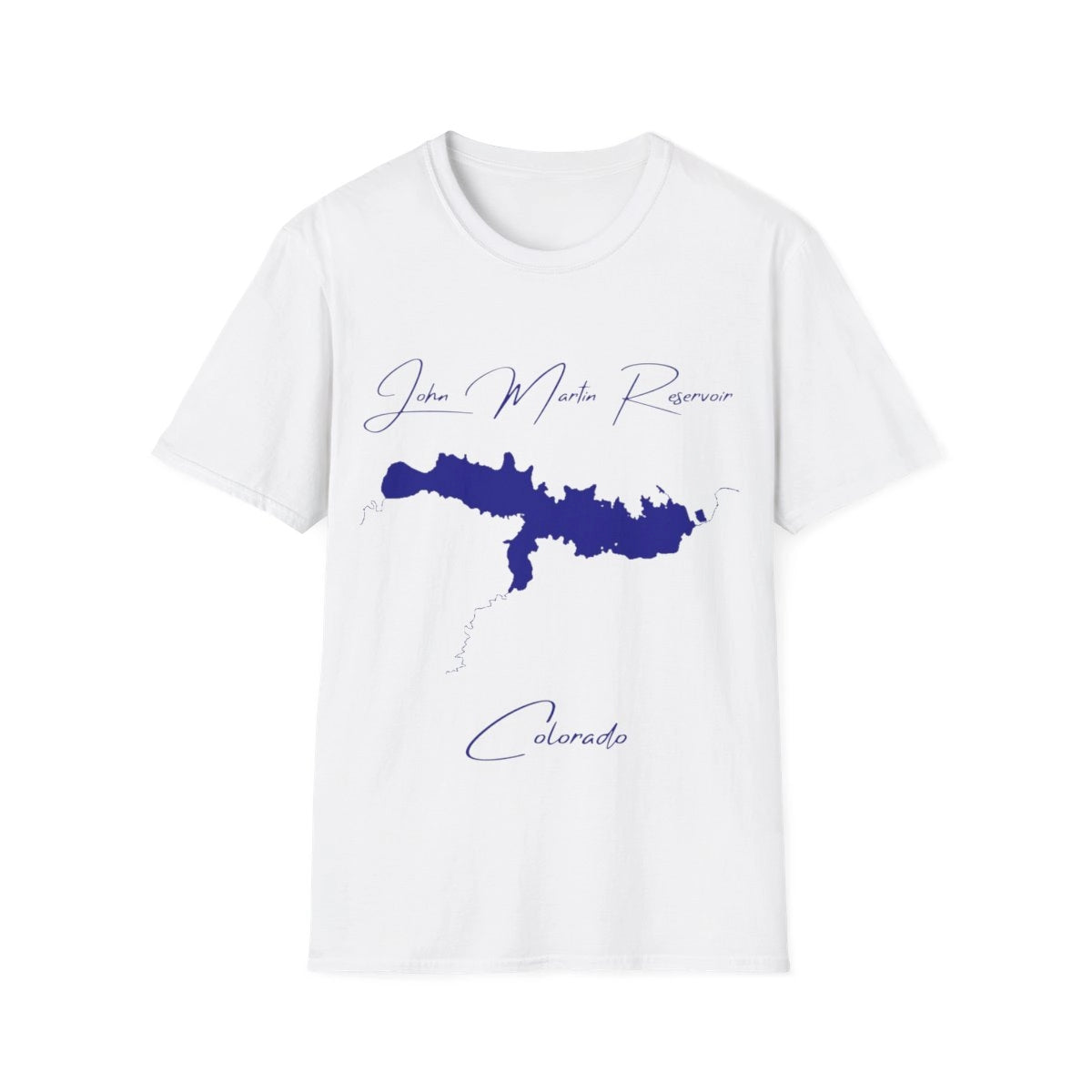 Colorado  John  Martin  Reservoir  T-shirt  front  position  view  from  front  white.webp